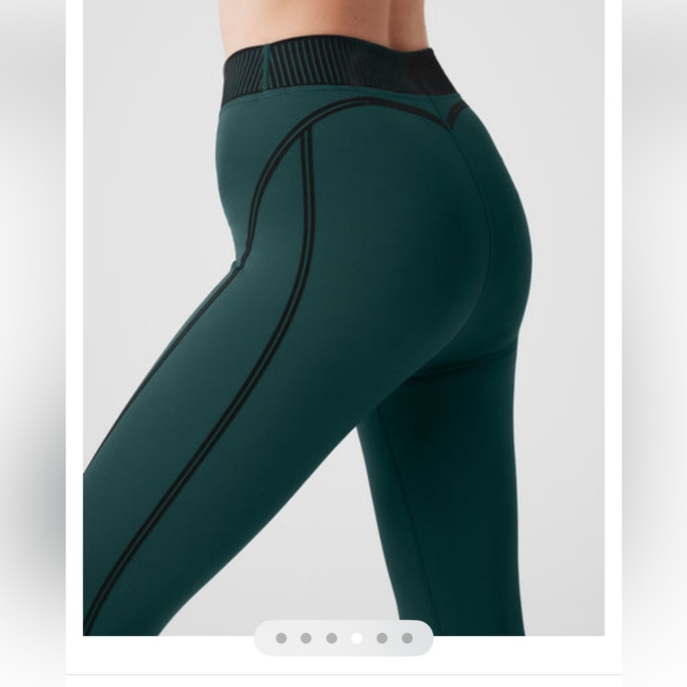 ALO Yoga Airlift Line Up Legging 7/8 green size S
